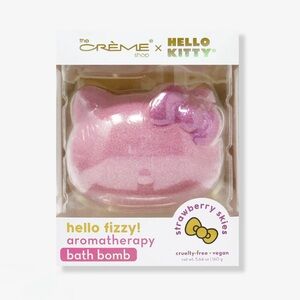 💕HELLO KITTY💕 X THE CRÈME SHOP Strawberry Skies Aromatherapy Bath Bomb
